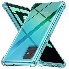 Samsung Galaxy M51 Case Cover Protective + [Bumper] CASE, Huawei Samsung Galaxy M51 Back Cover Case - Transparent Case