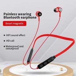 G03 BK Bluetooth Headphone 3D Neck Hanging  Adsorption Earbuds Bass HIFI Music Earphone with Mic