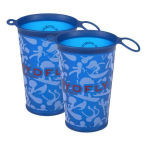 2 PCS 200ml Foldable Soft Water Cup for Outdoor Sports Hiking Cycling Camping Running