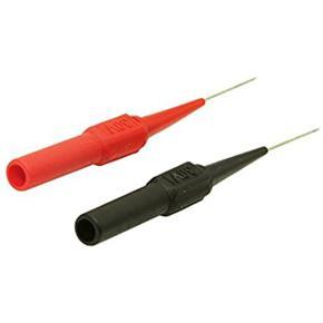 2Pcs Test Probe Instrument Parts & Accessories Needle Multimeter Tools-black & red 0.7mm