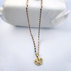 Gold Plated Chain & Love Locket For Women