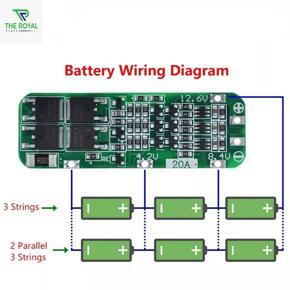 3S 20A Li-ion Lithium Battery 18650 Charger PCB BMS Protection Circuit