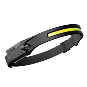 USB Sensing COB Headlamp Outdoor Cycling Light USB Charged Night Running Light LED Strong Light Headed Lamp