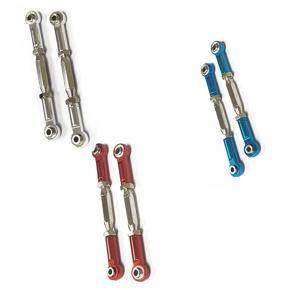 XHHDQES 4x for TRAXXAS Slash 4X4 Aluminum Steering Turnbuckle Toe Link Camber Linkage 85mm-97mm M3,Blue