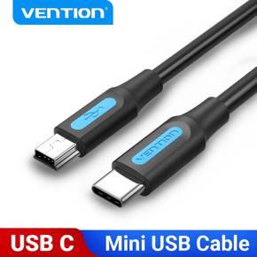 Vention USB C to Mini USB Cable Type C Adapter for Digital Camera MP3 Player HDD Type-c to Mini USB Cable