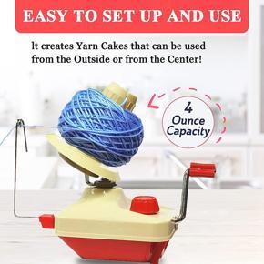 XHHDQES Yarn Ball Winder, Manual Yarn Winder, Winder for Crochet, Easy To Install and Use Winder with Knitting Kit