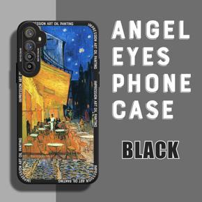 Hontinga for Realme XT/X2/OPPO K5 Back Cover Oil Painting Fashion Case Camera Protection Soft Silicone TPU Phone Cases