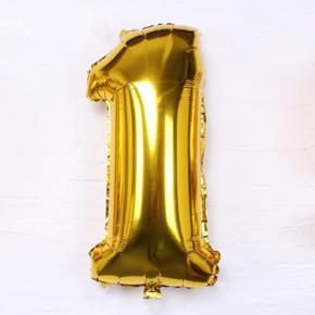 Number Balloon for Decoration - Golden