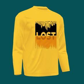 Lost Music  Yellow long Sleeve T-Shirt