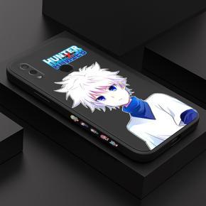 Hontinga for Huawei Y9 2019 Back Cover Cartoon Anime Cute Killua Side Design Case Square Edge Liquid Silicone Phone Case