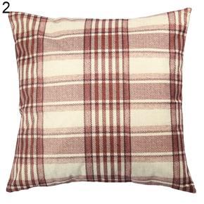 Modern Plaid Pillow Case Throw Cushion Square Cover Protector Home Car Decor