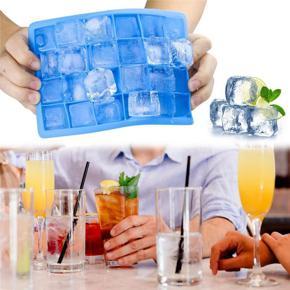 Ice Cube Trays - Silicone Ice Cube Tray with Lid Super Easy Release Ice Cube Molds - Stackable Silicone Ice Tray Durable and Dishwasher Safe - for Food, Cocktail, Whiskey, Chocolate Random Colors