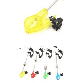 XHHDQES Fishing Swingers Set Fishing Bite Alarm Indicators 4Pcs in Zipped Case LED Lluminated Swinger Carp Fishing Accessories