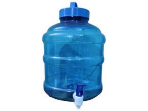 Manual Plastic Water Jar with Tap and Handle - 8L