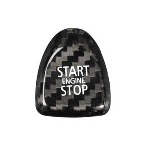 ARELENE Carbon Fiber Car Engine Start Stop Button Interior Trim Cover Sticker for Mini Cooper F54 F55 F56 F57 F60