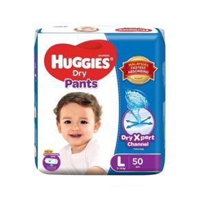 Dry Large Pant Diaper 9-14Kg - 50 Pcs, Made in Malaysia - Baby