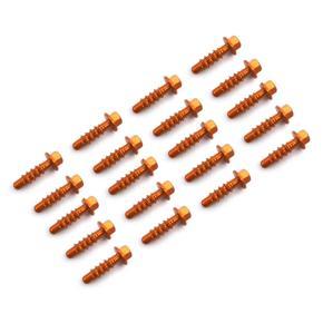 QUANBU 20Pcs Dirt Bikes Self Tapping Screw Bolt Kit for KTM EXC XC XCF SX SXF TPI SIX DAYS 125 250 300 350 400 1997-2021(A)