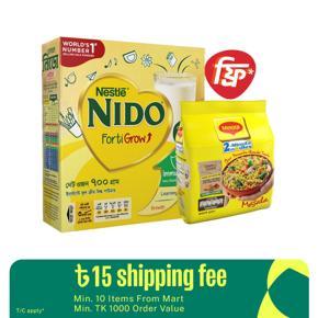NIDO FortigrowFull Cream Milk Powder,700g(Free MAGGI Noodles 4pack)