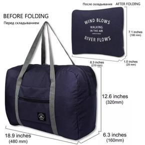Folding Travel Bag-Blue