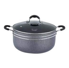 22 cm cooking pot with Glass lid ihw