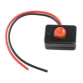 ARELENE 3X DC 12V2A Adhesive Base Push Button Momentarily Action Wired Switch for Automobiles