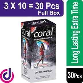 Coral Condom  Extra Time  - 3 x 10 = 30 pcs ( Full Box )