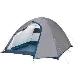 Decathlon MH 100 Camping Tent 3 Person - Grey & Petrol Blue