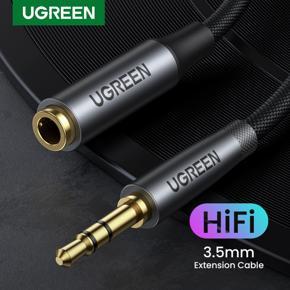 UGREEN 3.5mm Stereo Audio Cable Auxiliary Extension Adapter AUX Jack Male to Female Cord for Phones Headphones Speakers PC iPads