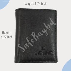 Black Pure leather wallet Money bag - Exclusive Men's Stylish Leather Monybag