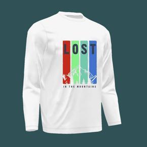 Lost White long Sleeve T-Shirt