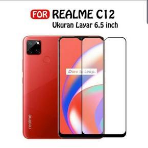 Realme C12/Realme Narzo 20 11D/21D Full Glue Tempered Glass Screen protector