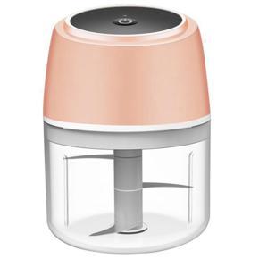 250Ml Electric Meat Grinder Wireless Mini Kitchen Chopper USB Charging Garlic Food Vegetable Masher Kitchen Pink