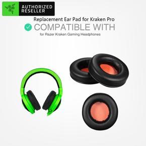 Replacement Memory Ear Pad Protein Leather Around Ear Cups Cushion Cover Replacement for Razer Kraken Gaming Headphones