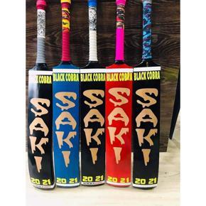 Original Warranty SAKI Cricket Bat Tape Ball Cricket Bat - Full Cane - Original- Black