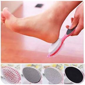 1pcs/ 4 Step Pedicure Paddle Multi-use Foot Care Brush Pumice Scrubber Scraper