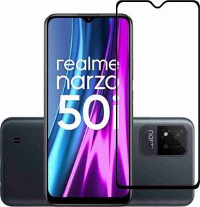 9H Full Glue Tempered Glass Screen Protector For Realme Narzo 50i