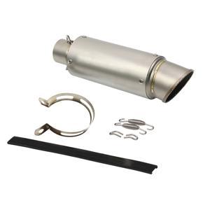 51mm Universal Motorcycle Exhaust Escape Motorcycle Scooter Dirt Bike Muffler Pipe Stainless Steel