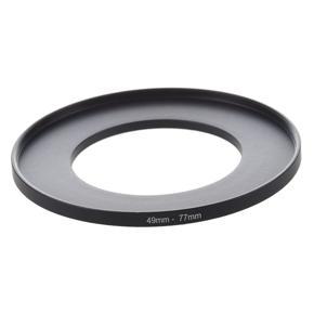 BRADOO- 2x Camera Lens Filter Step Up Ring 49mm-77mm/72mm-77mm Adapter Black