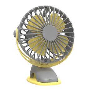 4000Mah Portable Cooling Mini Usb Fan 4 Speeds 360 Degree All-Round Rotation Rechargeable Air Fan Usb Charging Desktop Clip Fan