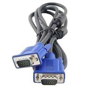 VGA to VGA Cable 1.5m black and blue