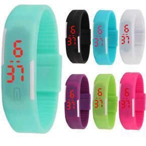 Pack of 4 - Multicolor LED Watch For Boys & Girls