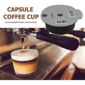 ARELENE Reusable PP Coffee Filter Pod,Coffee Strainer,Coffee Capsule Cups for BO-SCH Tassimo Machines TAS1401GB,CTPM12,Etc,180Ml