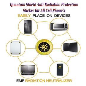 Quantum Shield Sticker for All Cell Phone’s (All Wireless Devices) Anti-Radiation Protection from EMF Fusion Excel Anti-Radiation (German Technology).