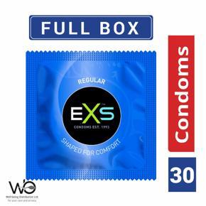 EXS - Regular Condom - Full Box - 3x10=30pcs (Made in UK)