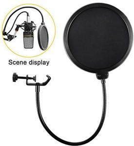 Double Layer Recording Studio Microphone Mic Wind Screen Pop Filter Mask Shield