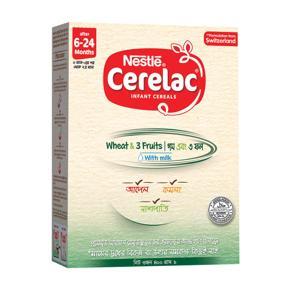 CERELAC Stage 1 Wheat & 3 Fruits with Milk 400g BiB