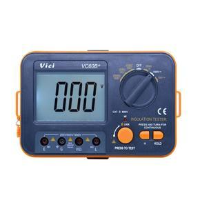 VICI VC60B+ Digital Insulation Resistance Tester LCD 1000V Megger Insulation 0-2000M Ohm High Voltage Short Circuit Input Alarm