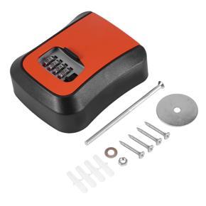 Weatherproof Lock Box-5 set x password key box-Orange