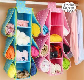 PVC Storage Bag Organizer Hanging Bags, Cloths, Shoes Closet Organizer Wardrobe Rack Hangers Holder for Fashion