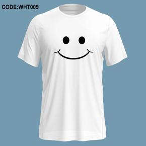 Smile Emoji Half Sleeve T-Shirt for Men